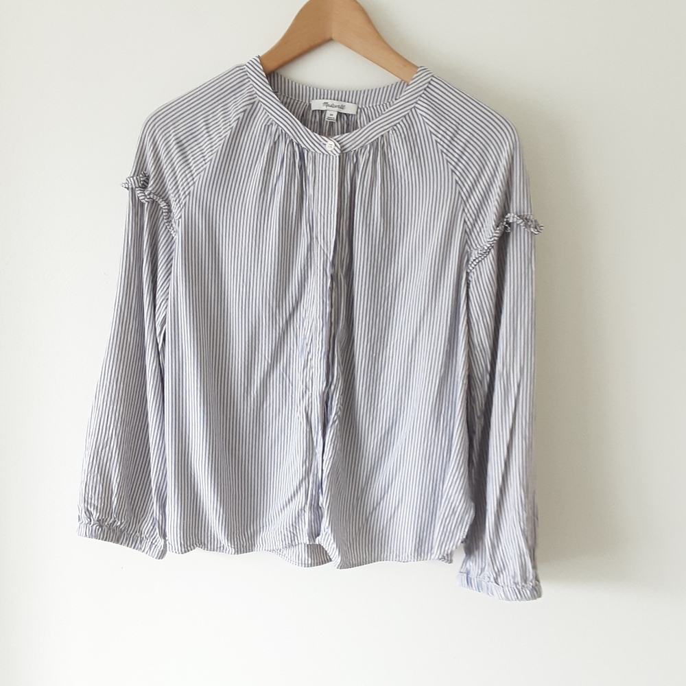 Madewell pinstripe blouse